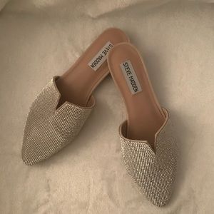 Steve Madden rhinestone mules